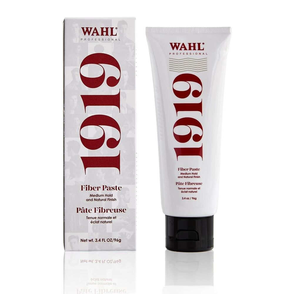 Wahl Professional 1919 Fiber Paste Hair Styling Product TSA Travel Size, 3.4 OZ